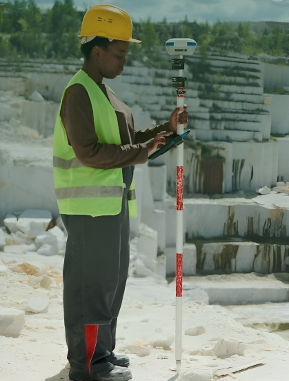 Surveying in the field